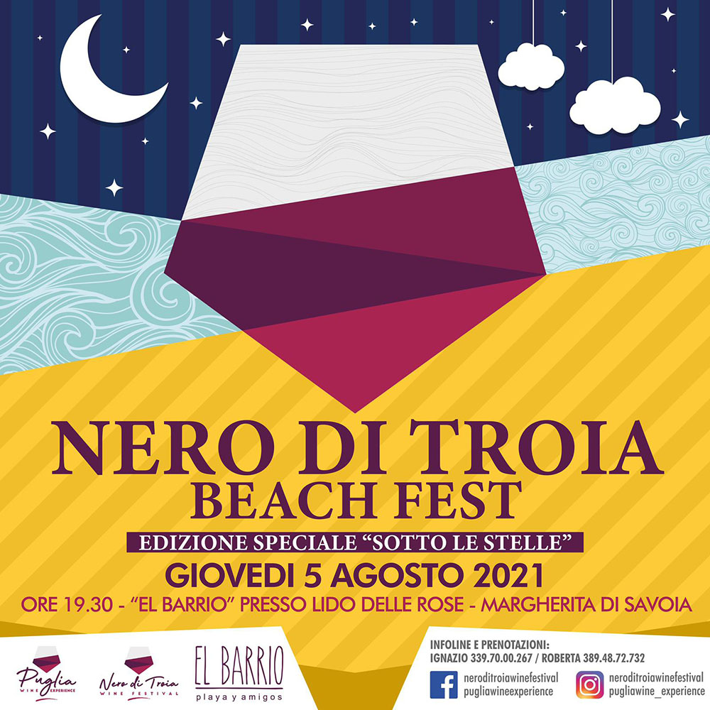 Il Marilina Rosè sotto un cielo di stelle al Nero di Troia Beach Fest