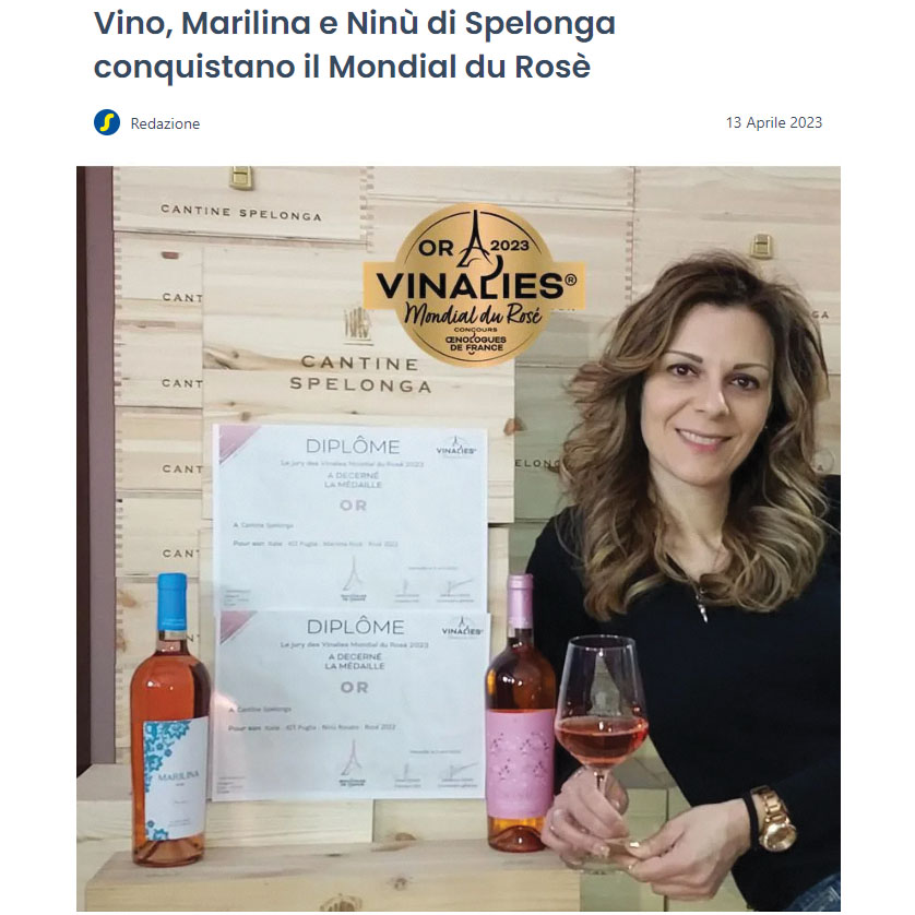 IL SIPONTINO | Vino, Marilina e Ninù di Spelonga conquistano il Mondial du Rosè